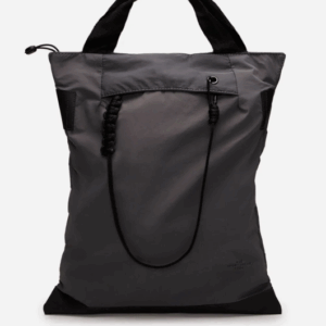 MOCHILA ESPORTIVA COM CORDÃO CINZA