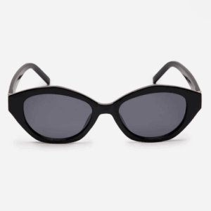 ÓCULOS DE SOL OVAL PRETO