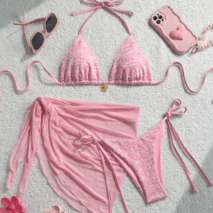 BIQUÍNI RENDA DO MAR - KIT 3 PEÇAS