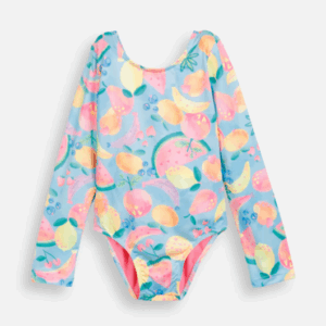 MAIÔ INFANTIL MANGA LONGA FRUTINHAS